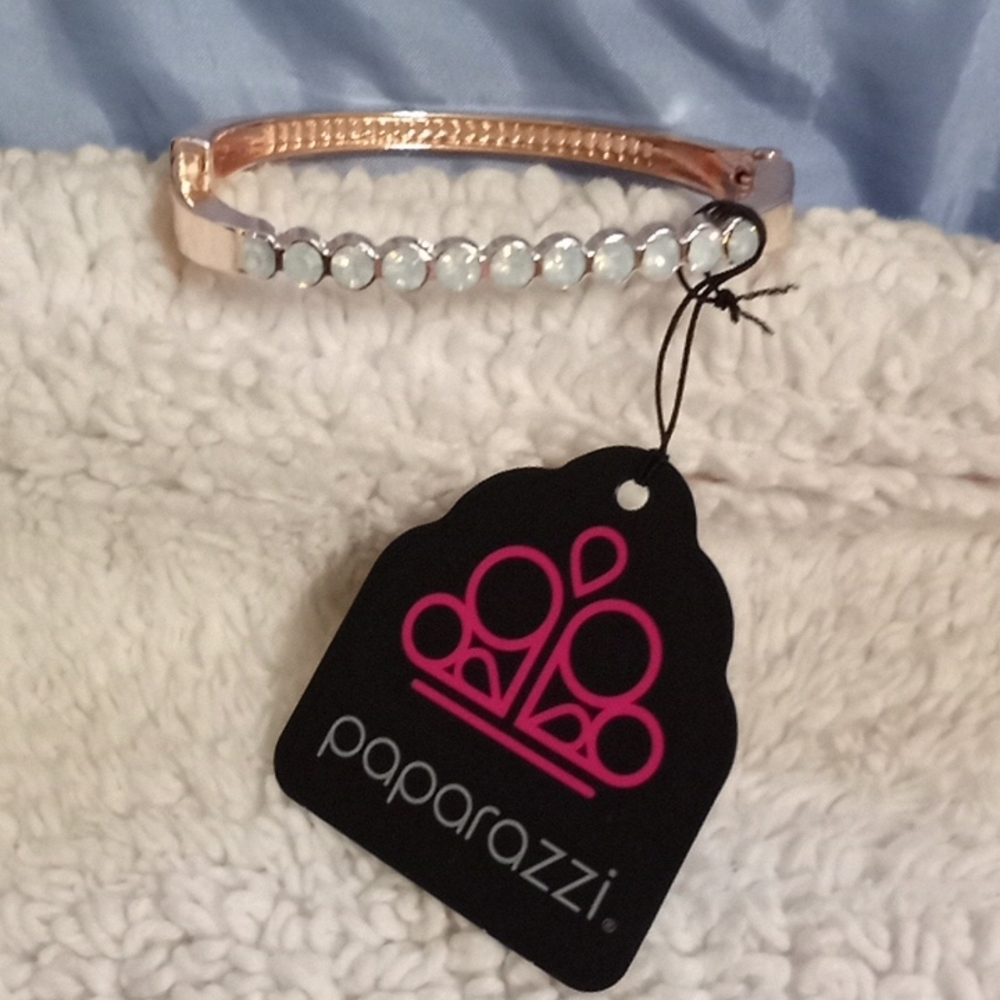 Mystical Masterpiece Rose Gold Hinged Bracelet.